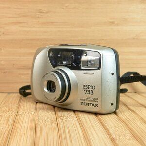 Vintage Pentax Espio 738 Point and Shoot Film Camera, 38-70 mm Pentax Zoom Lens